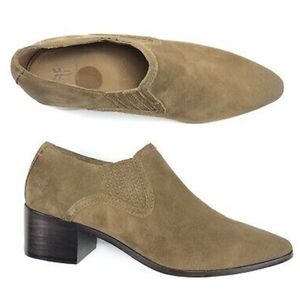 frye eleanor chestnut shortie boots new